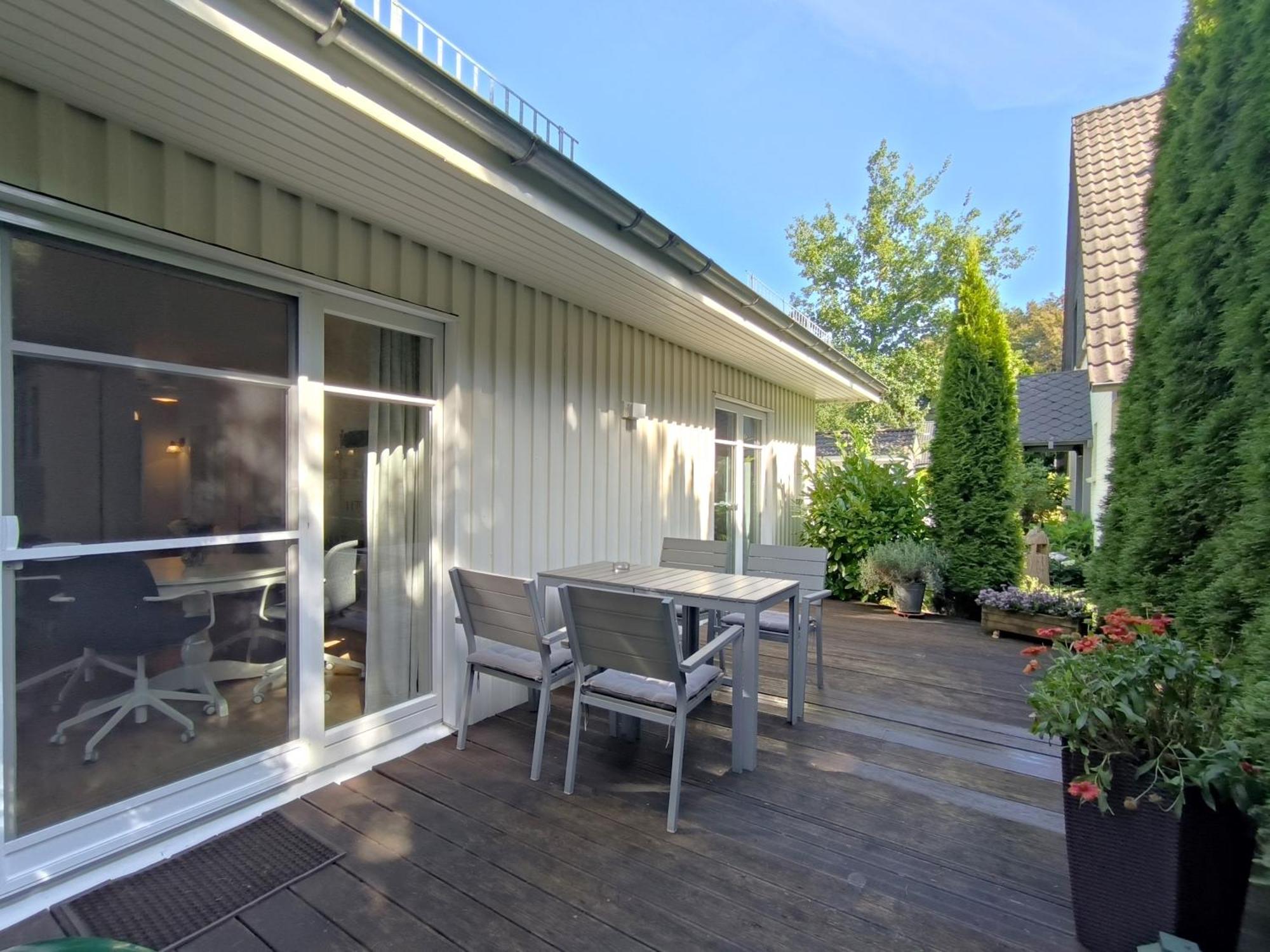 Ferienhaus Inger - Stilvolles Und Modernes Ferienhaus Mit Terrasse Und Gartennutzung Tarp Exterior photo